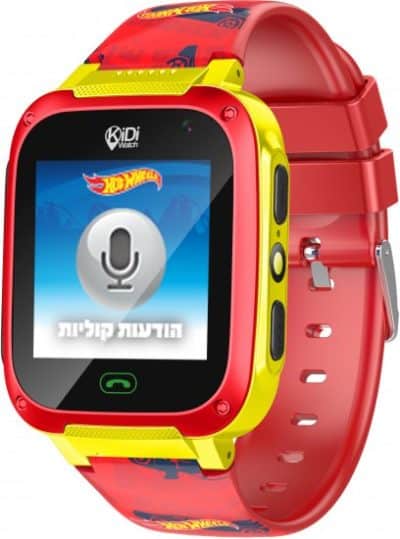kidiwatch - שעון טלפון חכם לילד- צבע אדום צהוב